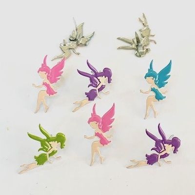 Eyelet Outlet Shape Brads 12/Pkg Fairy