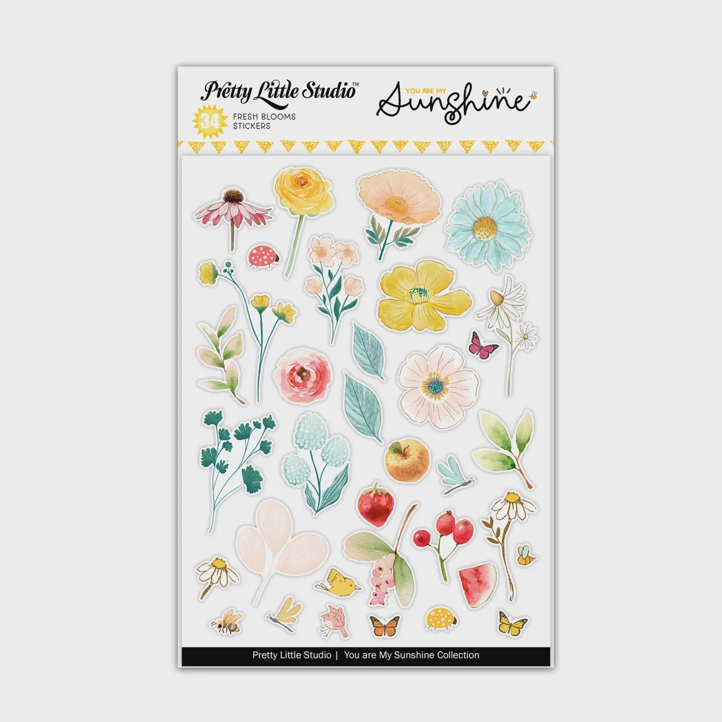 Fresh Blooms Floral Summer Stickers