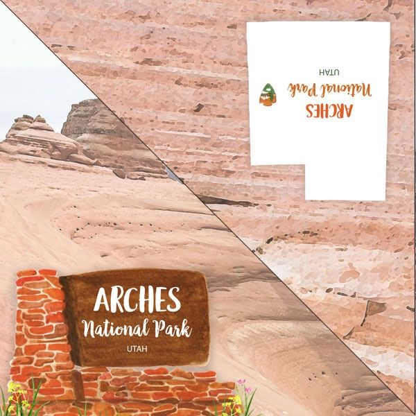 Arches National Park Watercolor Paper