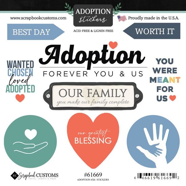 Adoption Stickers