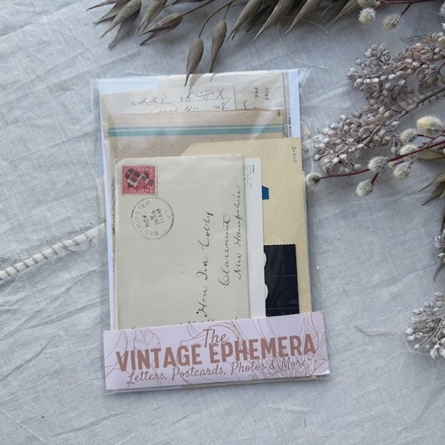 Art Kit- Vintage Ephemera For Junk Journaling