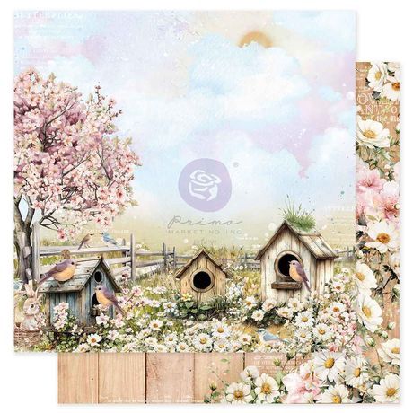 Prima Among the Wildflowers Double-Sided Cardstock 12"X12"