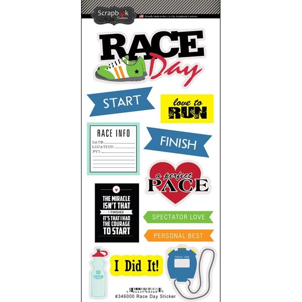 Race Day Stickers