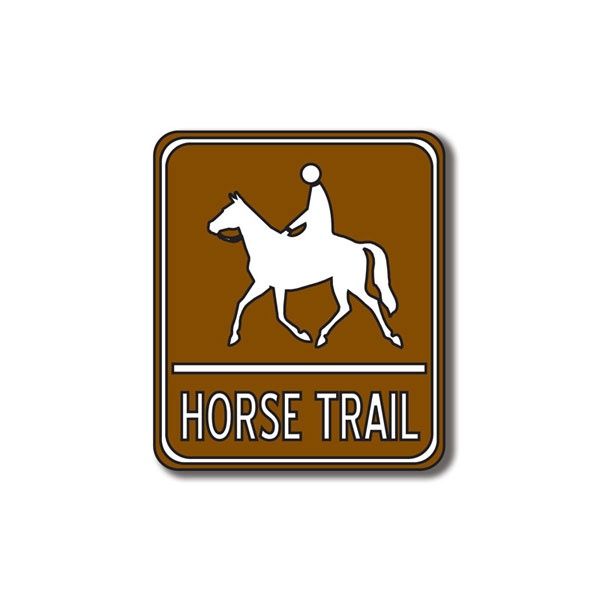 Horse Trail Sign Laser