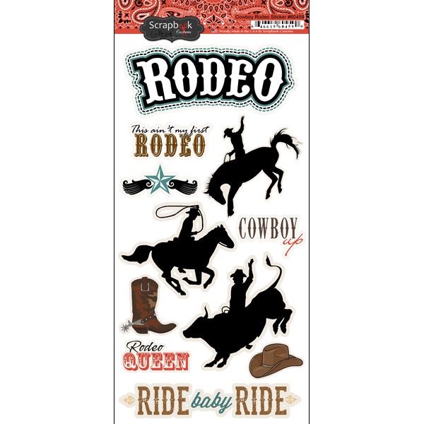 Cowboy Rodeo Stickers