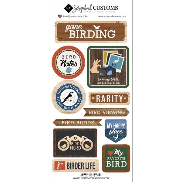 Bird Watching, Life is Better Stickers