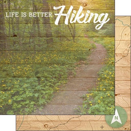 Hiking, Life is Better Paper
