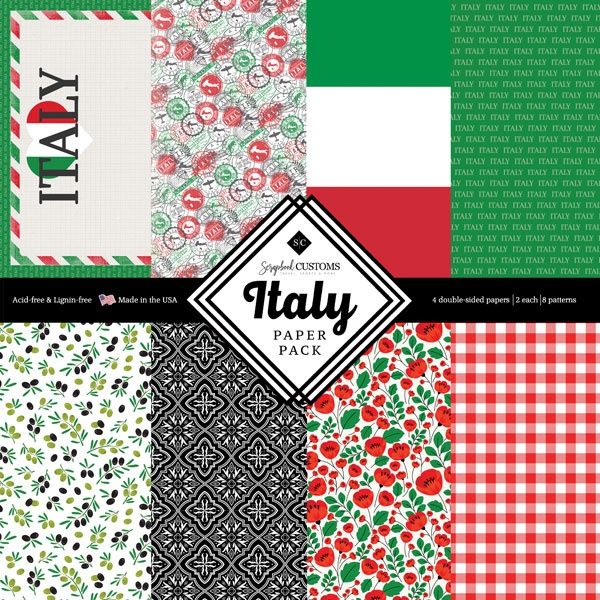 Italy Paper Pack 12x12 DS