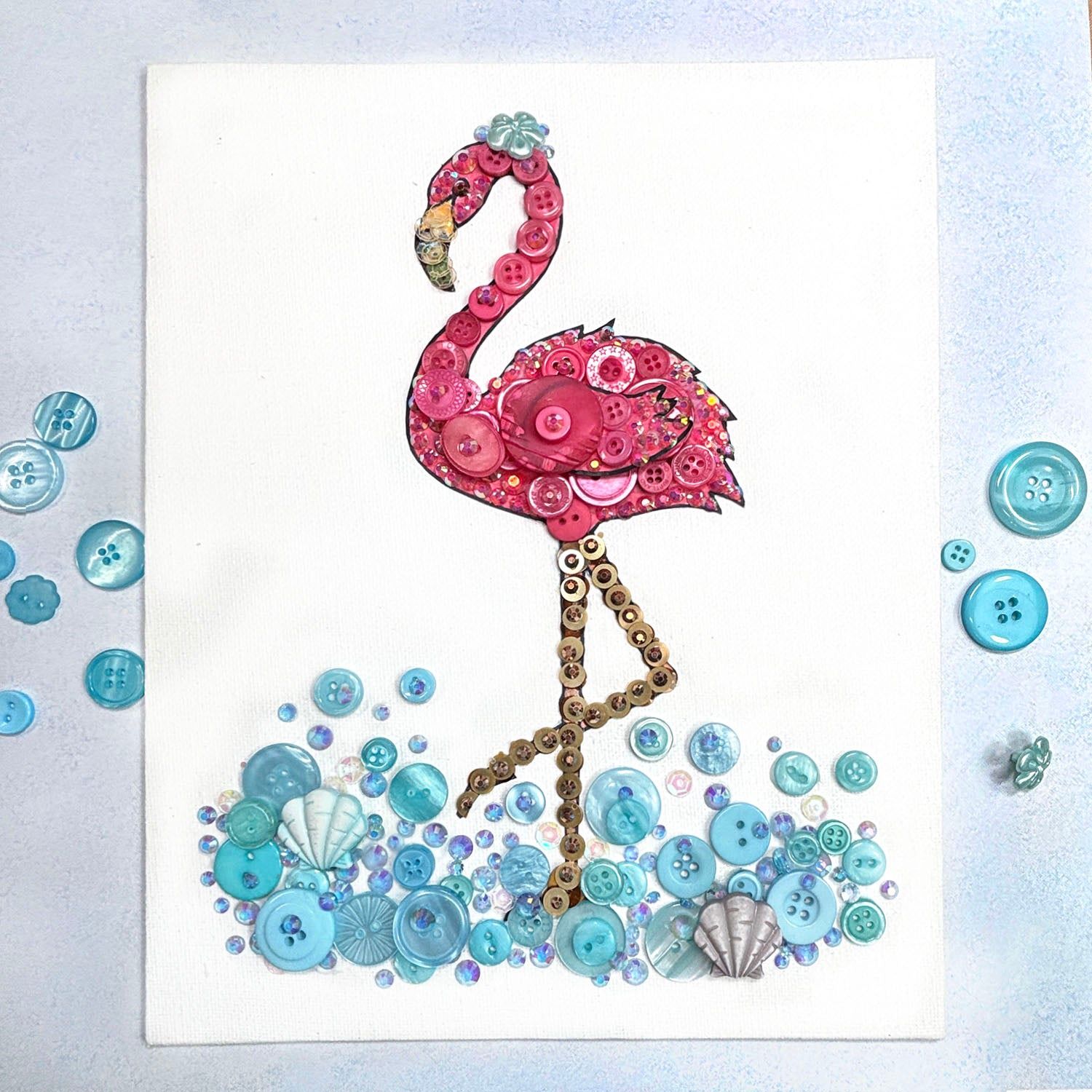 Flamingo Canvas DIY Craft Kit
