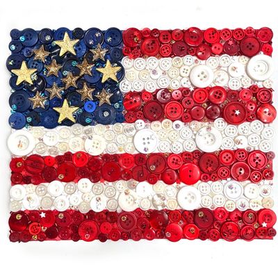 America 250 American Flag Canvas DIY Craft Kit