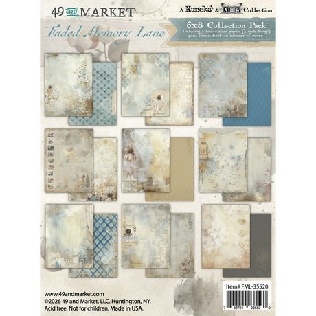 49 And Market Collection Pack 6"X8" Faded Memory Lane