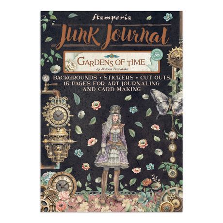 Stamperia Junk Journal Stickers, Cut-outs &amp; Backgrounds