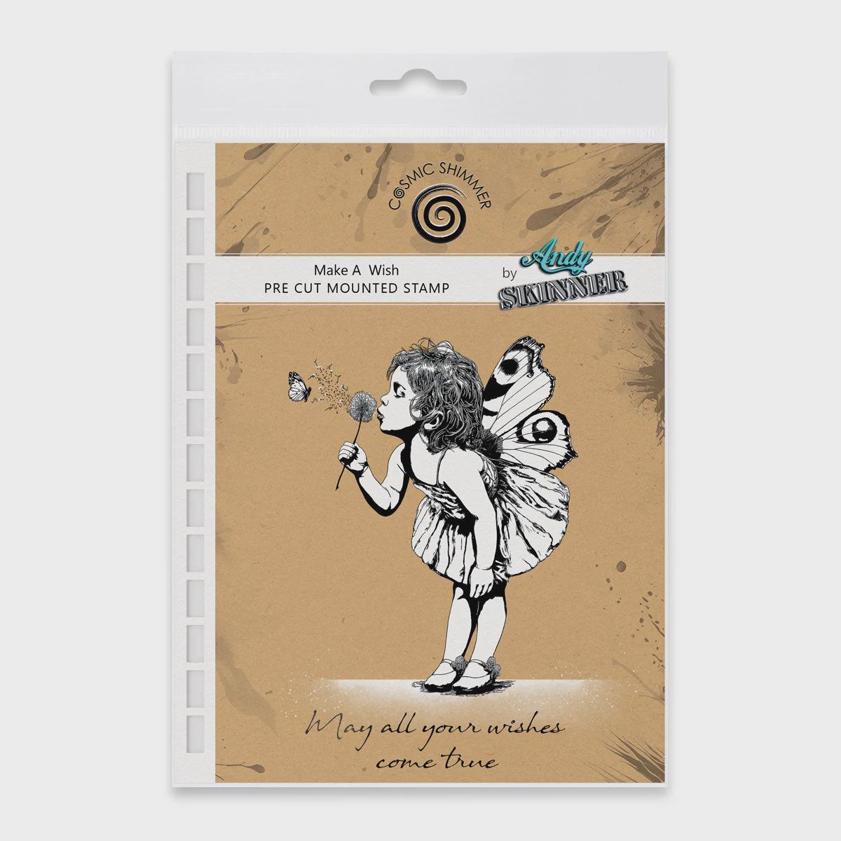 Cosmic Shimmer Make a Wish Pre Cut Rubber Stamp Set by Andy Skinner