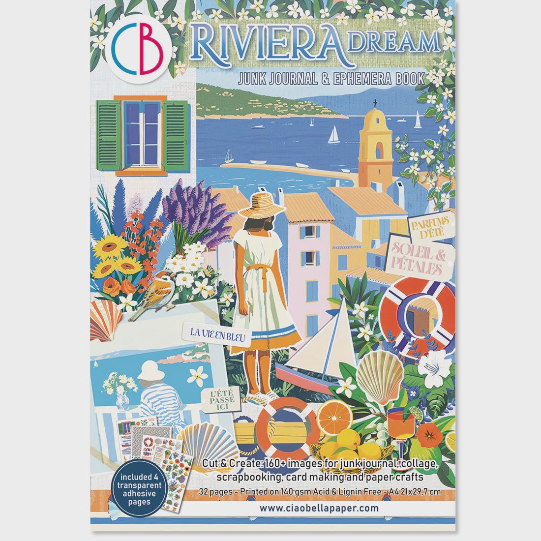 Riviera Dream Junk Journal &amp; Ephemera Book