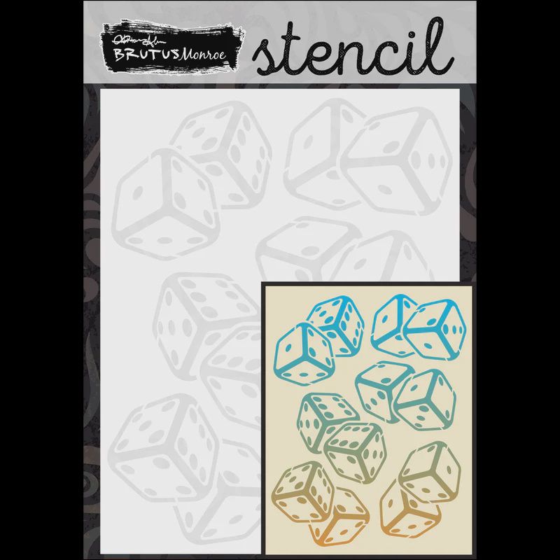 High Roller | A2 Layering Stencil