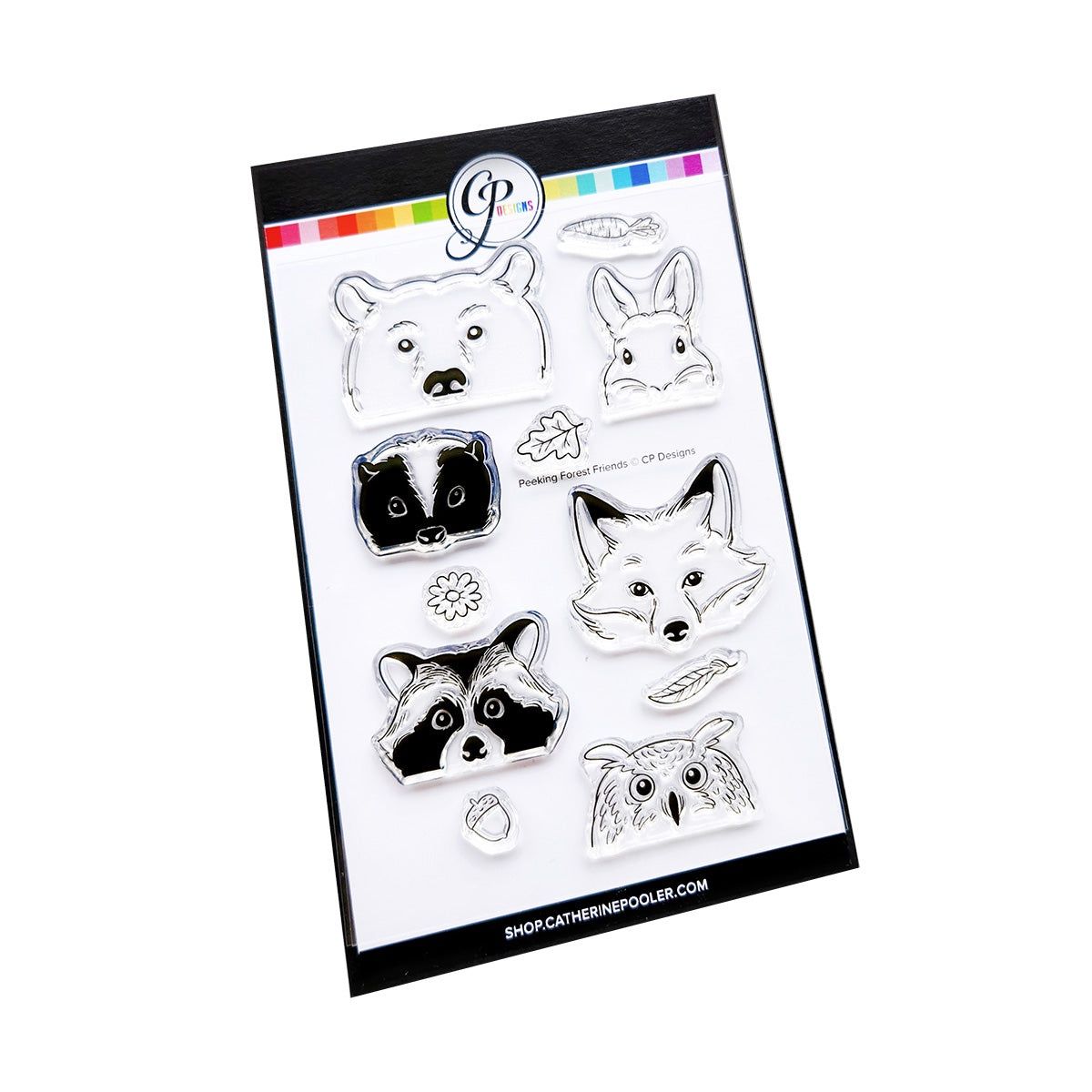 Peeking Forest Friends Stamp &amp; Die Set