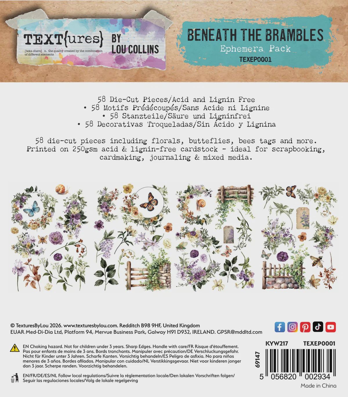 TEXT{ures} Beneath the Brambles Ephemera Pack