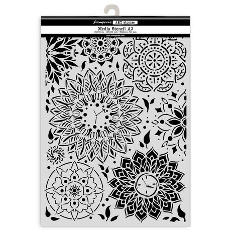 Stamperia Stencils A3 11.7" x 16.5" Mandala Pattern