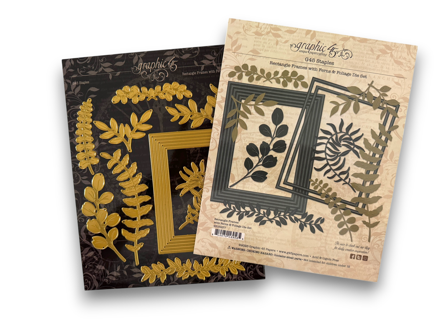 Rectangle Frames with Ferns &amp; Foliage Die Set