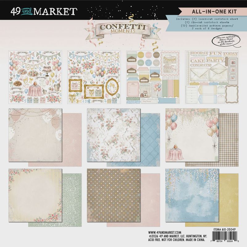49 And Market All-In-One Kit Confetti Moments