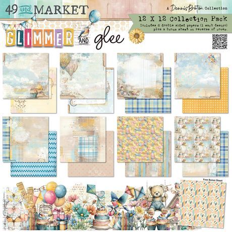 49 &amp; Market Collection Pack 12"X12" Glimmer and Glee