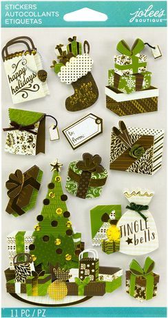 Jolee's Boutique Stickers Christmas Gifts