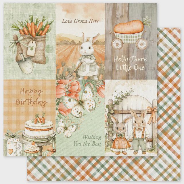 The Carrot Patch C 12x12 Paper