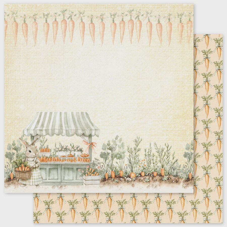 The Carrot Patch B 12x12 Paper