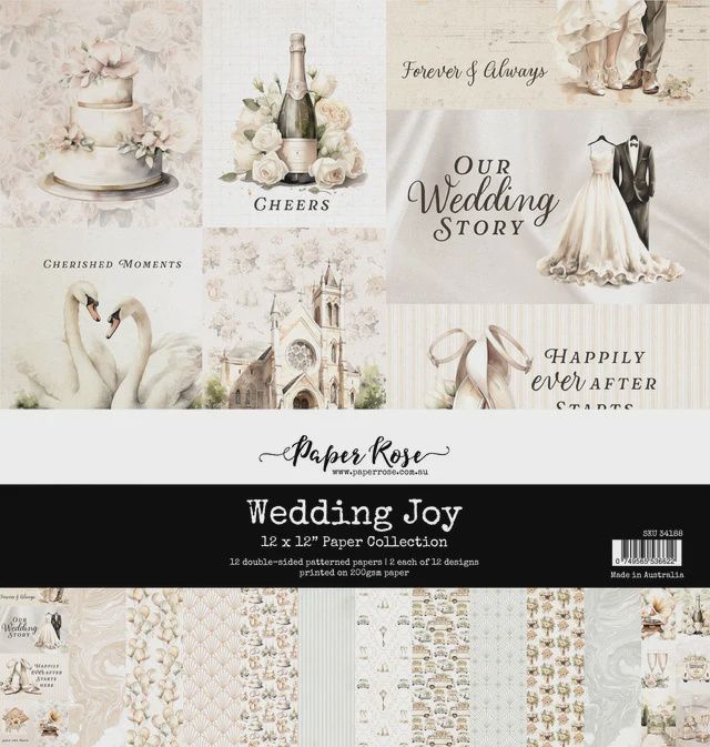Wedding Joy 12x12 Paper Collection