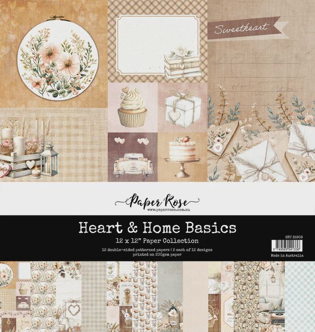 Heart &amp; Home Basics 12x12 Paper Collection