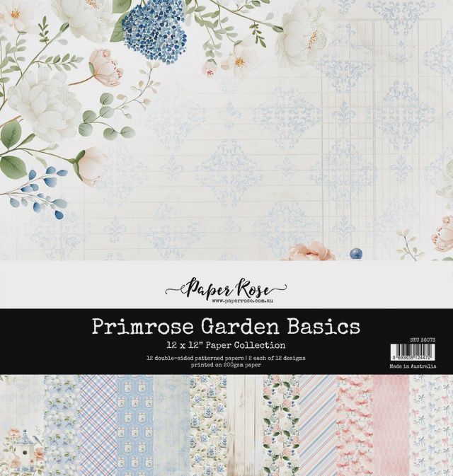 Primrose Garden Basics 12x12 Paper Collection