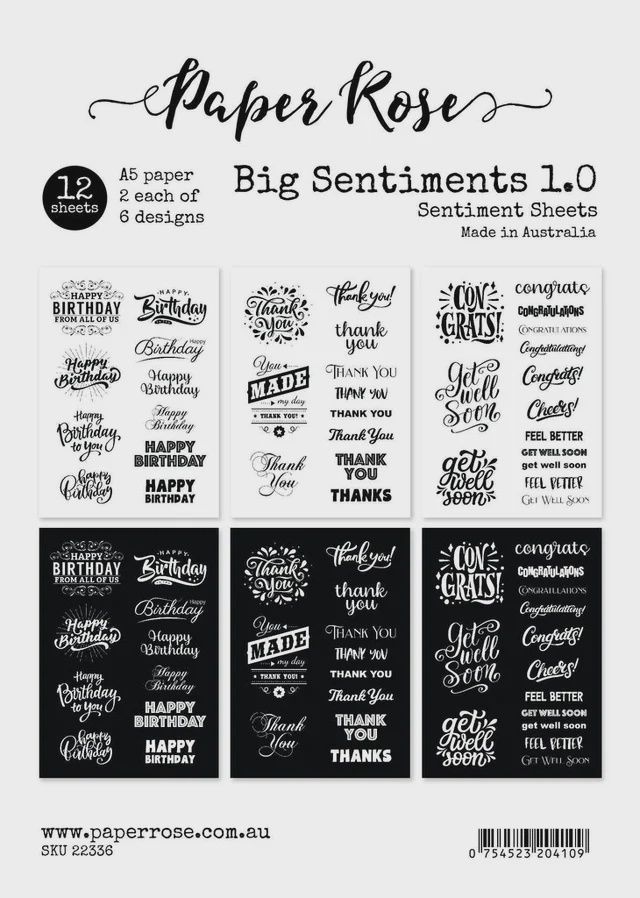 Big Sentiments 1.0 Sentiment Sheets