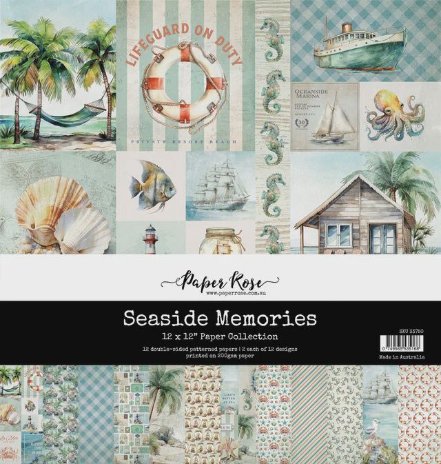Seaside Memories 12x12 Paper Collection