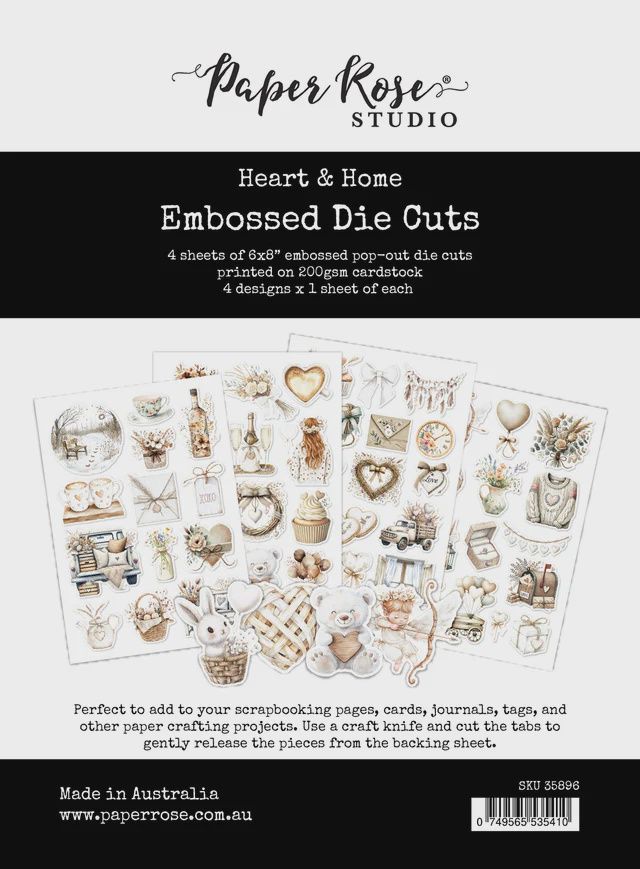 Heart &amp; Home Embossed Die Cuts