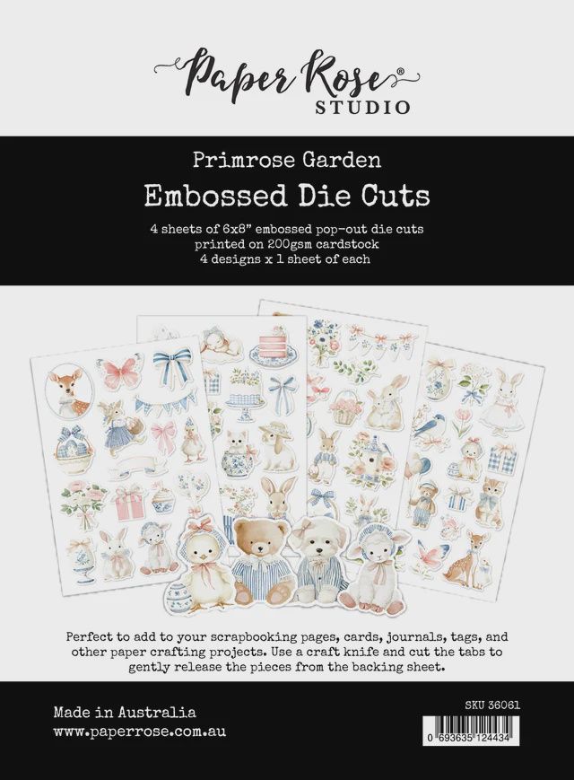 Primrose Garden Embossed Die Cuts