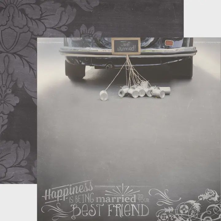 Married My Best Friend 12 X 12 Scrapbook Paper
