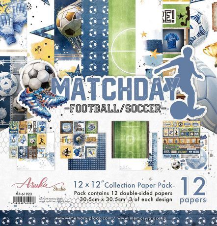 Memory Place Collection Pack 12"X12" Matchday Football/Soccer