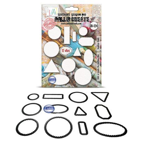 AALL And Create Die Set Scallop Ovals