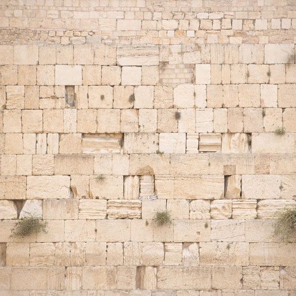 Israel - Sacred Prayer Wall Wander Paper