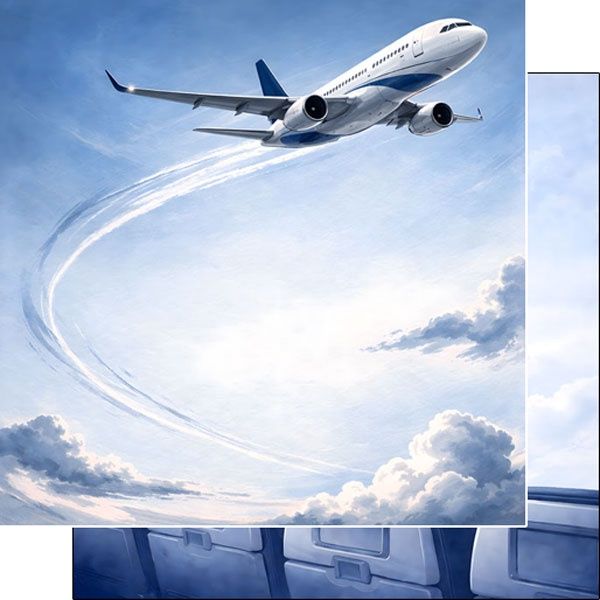 Airplane &amp; Seats DS Paper