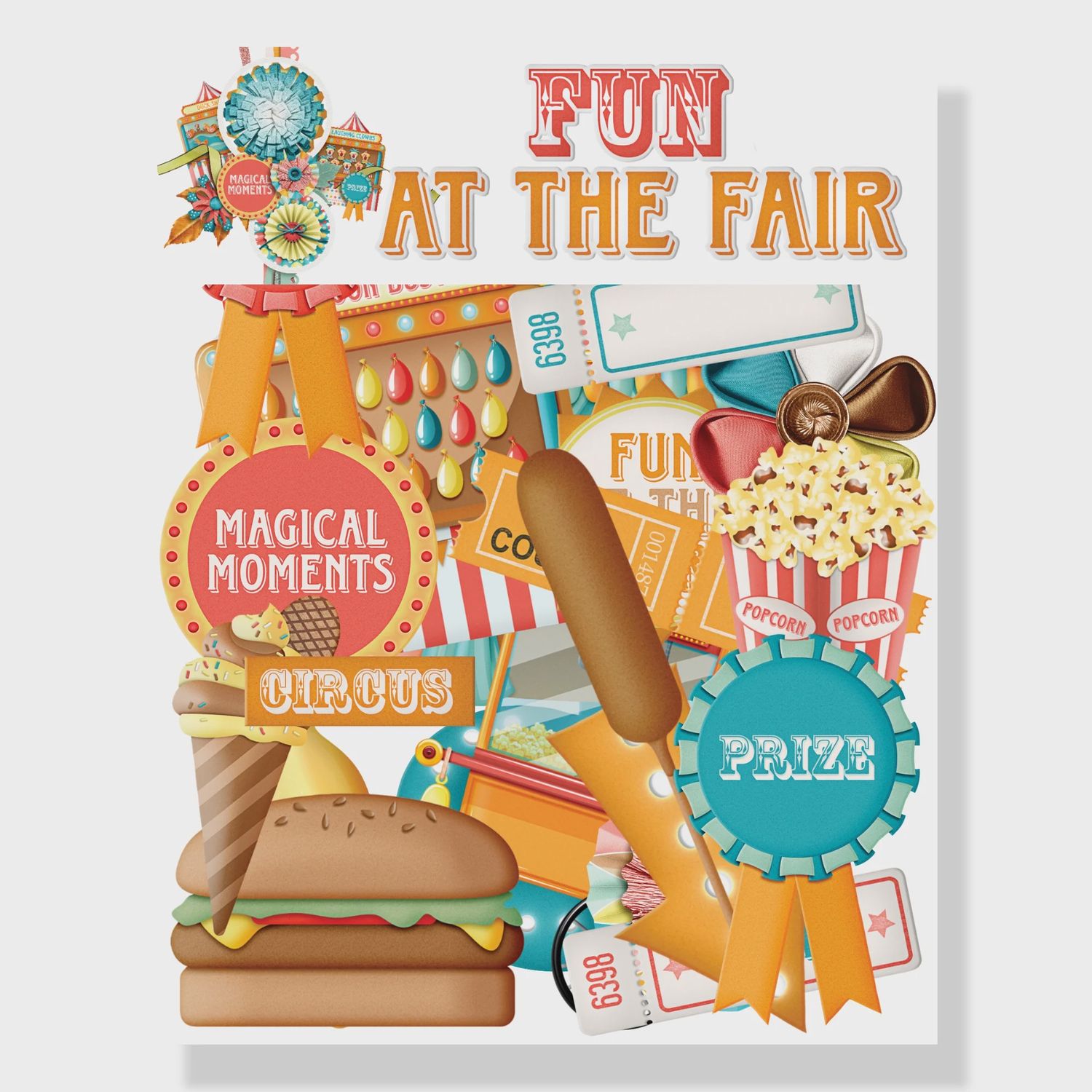 Fun At The Fair Collection Ephemera Embellishments
