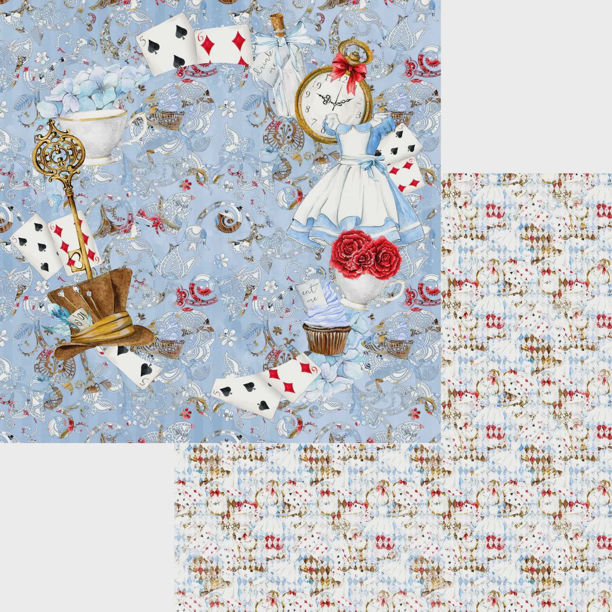 Alice Collection Round We Go 12 x 12 DS Paper