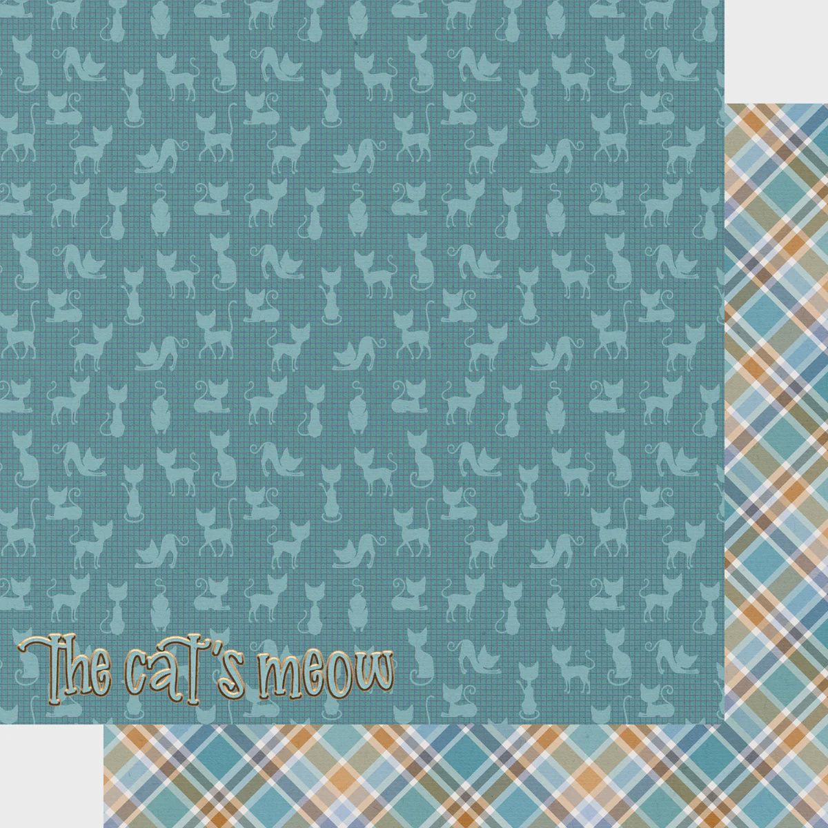 Cat Lover Collection Cats Meow 12 x 12 DS Paper