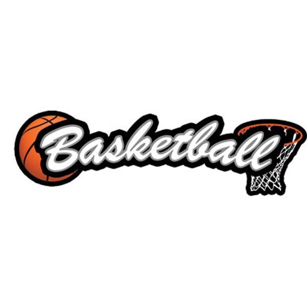 Basketball Sport Topper Sticker