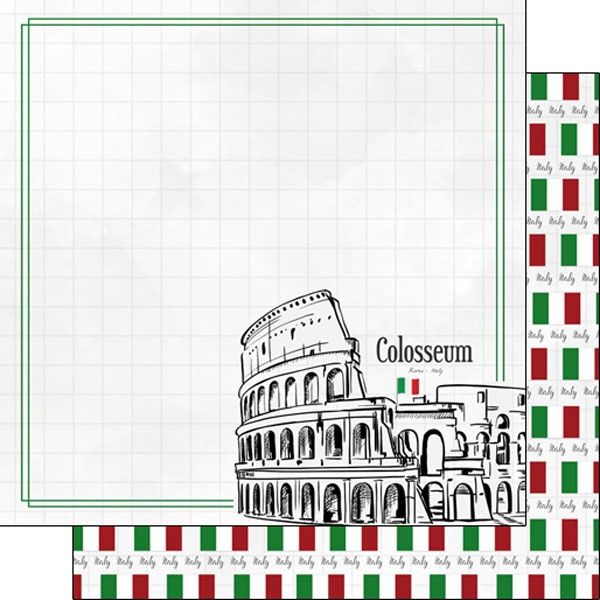 Rome Colosseum Adventure 12 x 12 DS Paper
