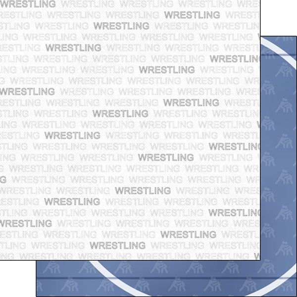 Wrestling Addict 1 12 x 12 DS Paper