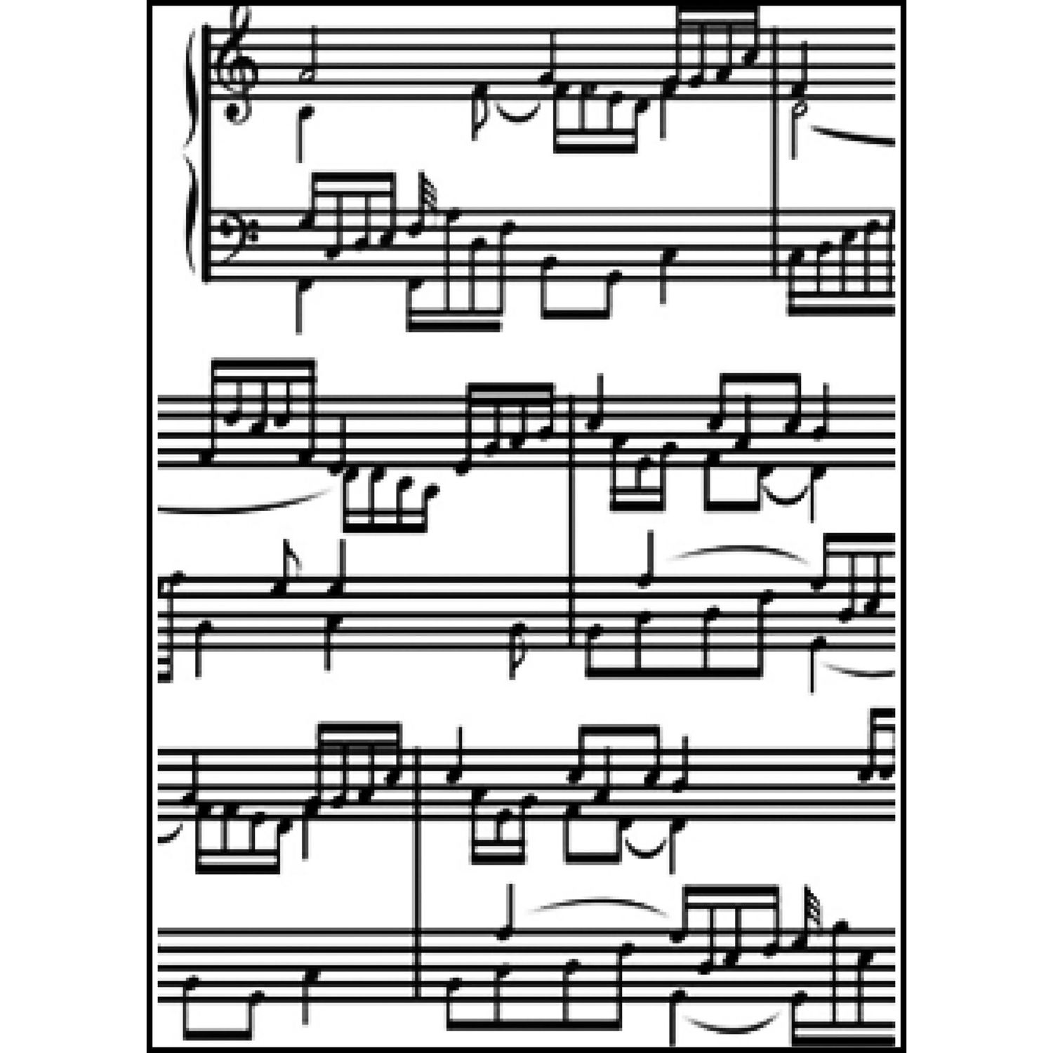 Embossing Folder – Music