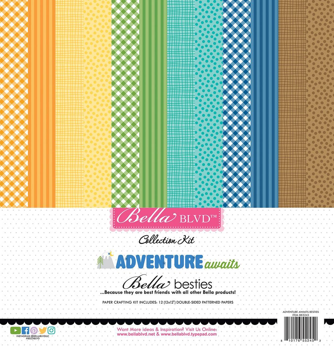 Bella Blvd Bella Besties Kit 12"X12" Adventure Awaits
