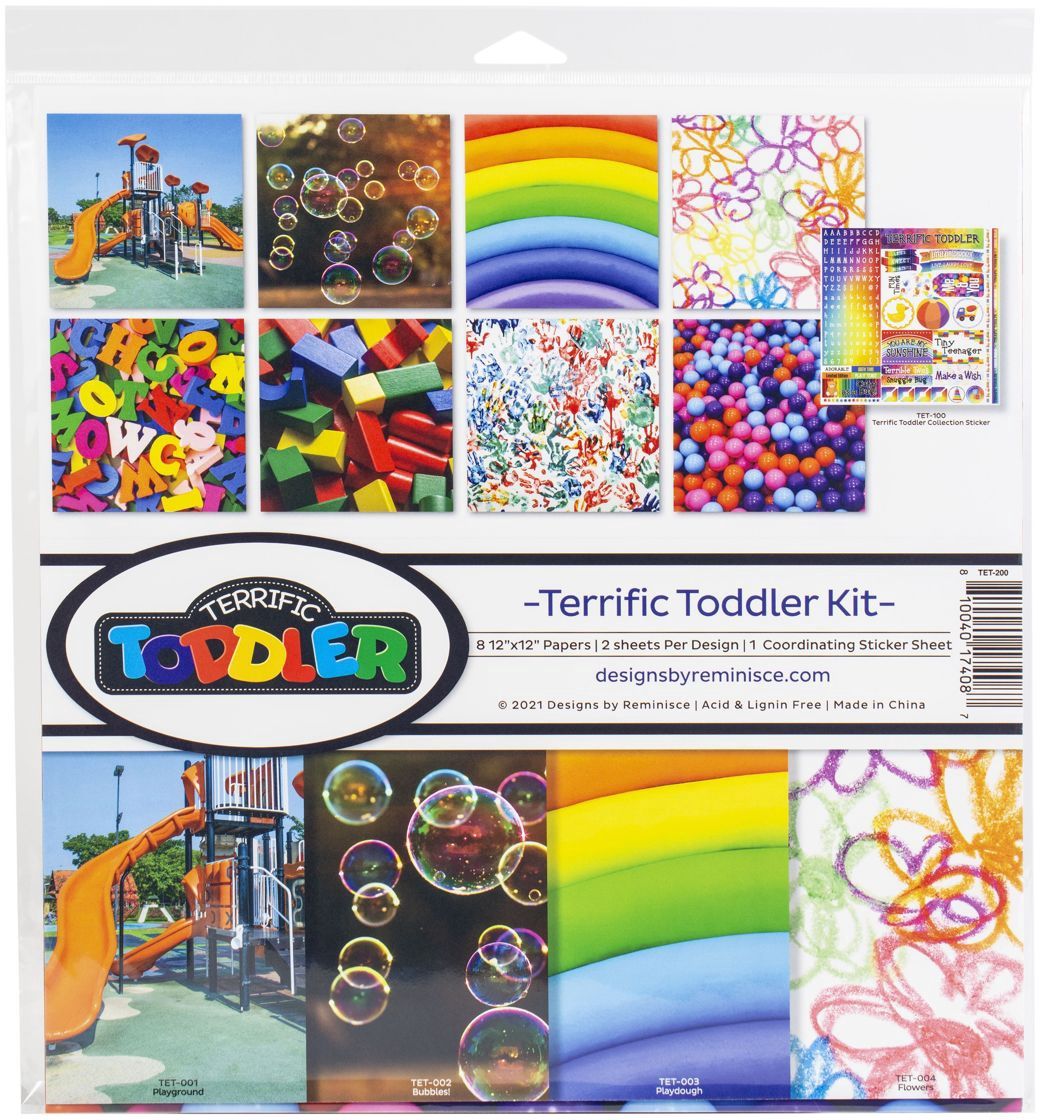 Reminisce Collection Kit 12"X12" Terrific Toddler