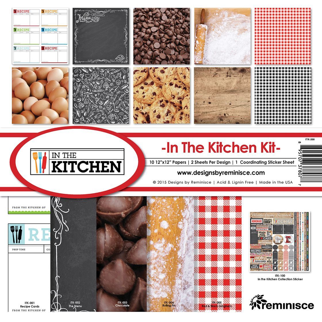 Reminisce Collection Kit 12"X12" In The Kitchen